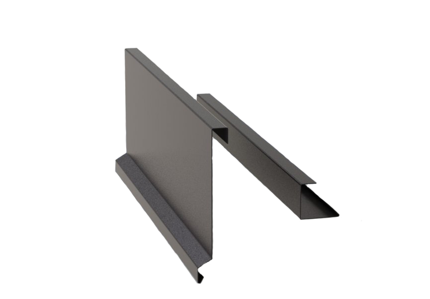 Ortgangblech für Kunststoffschindel