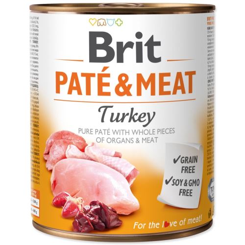 BRIT Pastete & Fleisch Pute 800 g