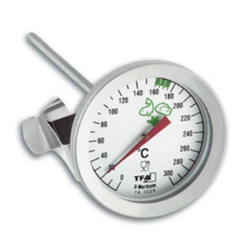 Nadelthermometer für Lebensmittel bis 300°C Durchmesser 5x17cm Edelstahl