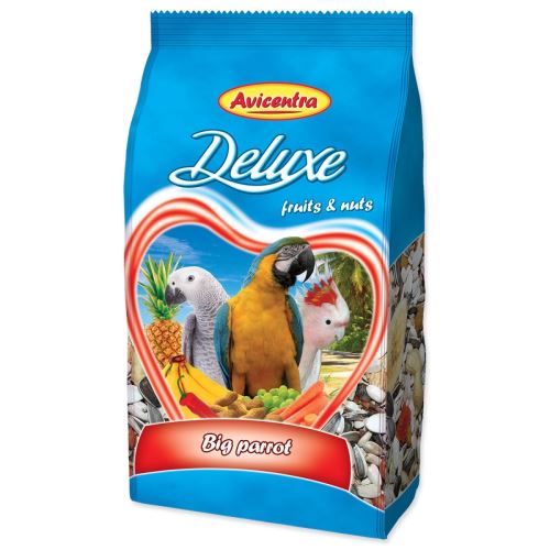 Avicentra Deluxe Großes Papageienfutter 1kg