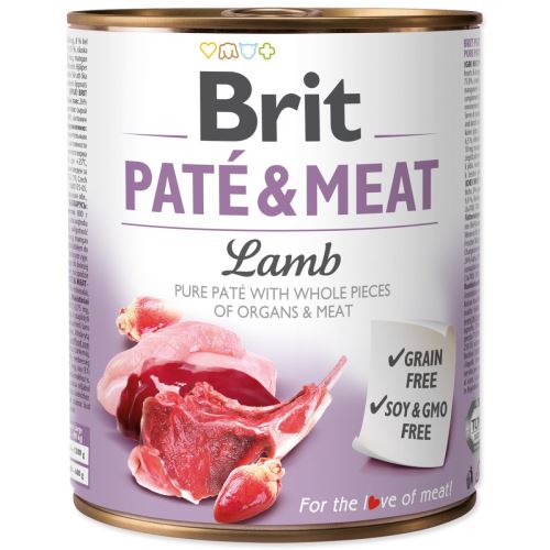 BRIT Pastete & Fleisch Lamm 800 g