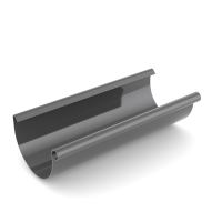 BRYZA Kunststoffdachrinne Ø 125 mm, Länge 4M, Anthrazit RAL 7021
