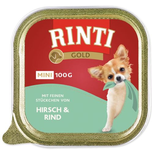 Wanne RINTI Gold Mini Hirsch + Rindfleisch 100 g