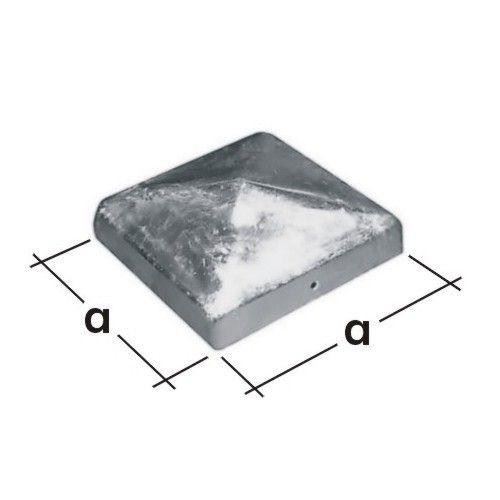 Quadratische Unterlegscheibe für Säule 90, DK 90 - Packung mit 1 Stück