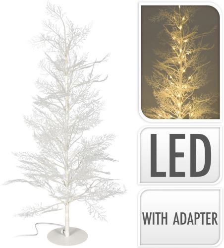 Weihnachtsbaumbeleuchtung 60cm 48LED weiß
