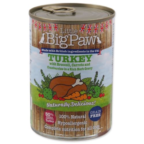 Dosenfutter LITTLE BIGPAW Hund Truthahn 390 g