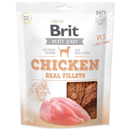 Snack BRIT Jerky Hühnerfilets 200 g