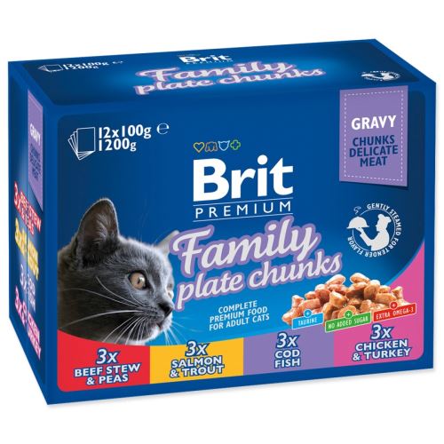 BRIT Premium Katzen-Familienteller 1200 g