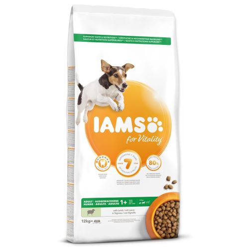 IAMS Dog Adult Small & Medium Lamm 12kg
