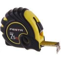 Maßband FESTA MAGNET 7,5m x 25mm - magnetisches Ende, 3 Bremsen - Packung mit 1 Stück