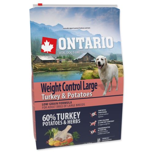 Ontario Large Weight Control Pute & Kartoffeln 2,25kg