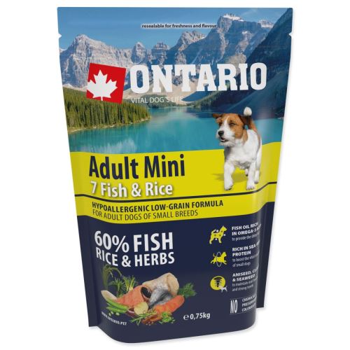 Hund Adult Mini Fisch & Reis 0,75 kg