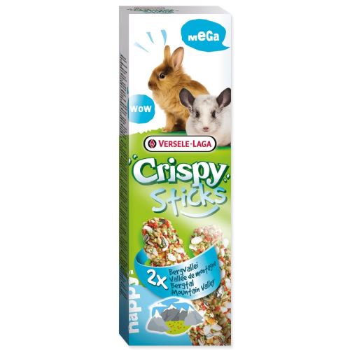 Sticks Crispy Mega mit Kräutern für Kaninchen und Chinchillas 140 g