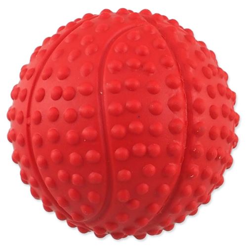 Ball DOG FANTASY Basketball mit Spikes pfeifend Farbenmix 5,5cm 1 Stück