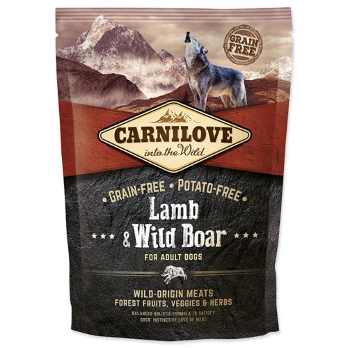 CARNILOVE Lamm & Wildschwein für Hunde Erwachsene 1,5 kg