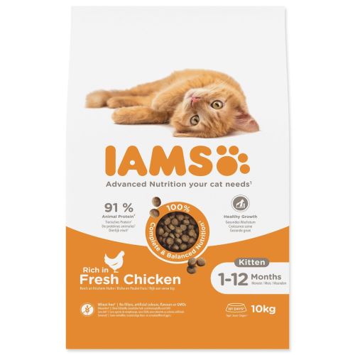 IAMS Katze Kätzchen Huhn 10 kg