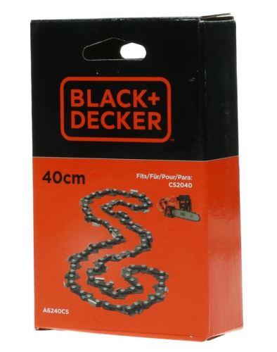 BLACK+DECKER Kette für Kettensäge mit 40cm Schiene A6240CS