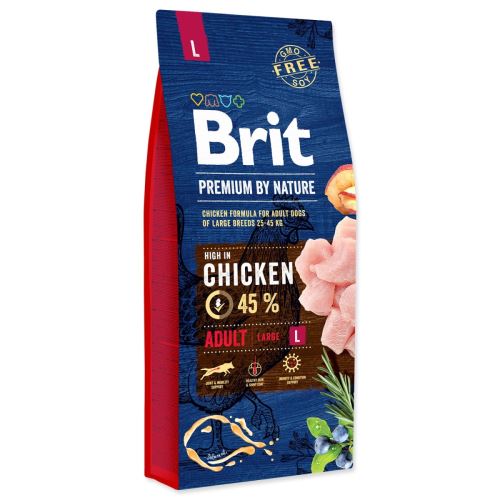 Brit Premium by Nature Erwachsene L 15kg