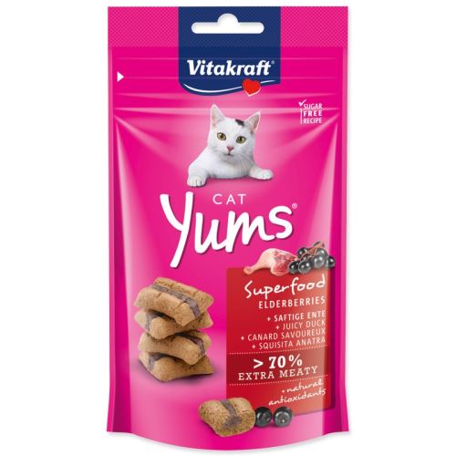 VITAKRAFT Cat Yums Superfood Holunderbeeren 40 g