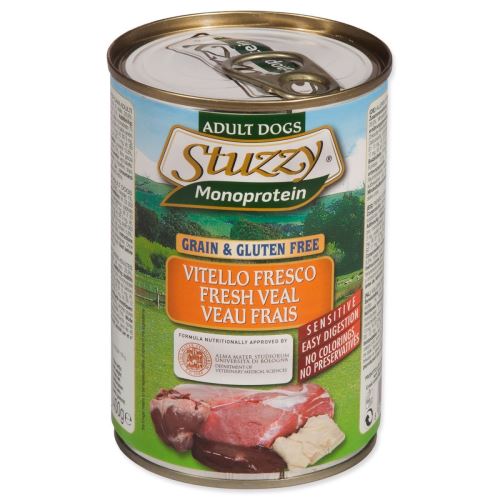 STUZZY Hundedosen Monoprotein Kalbfleisch 400 g