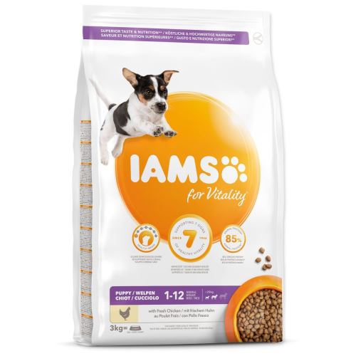 IAMS Dog Puppy Small & Medium Huhn 3 kg