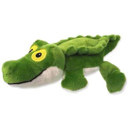 Spielzeug Hund Fantasy Silent Squeak Krokodil grün 30cm