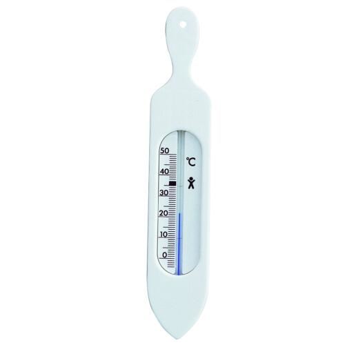 Badezimmerthermometer aus weißem Kunststoff 19cm