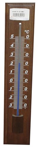 Außenthermometer D34 Holz 32cm gebeizt