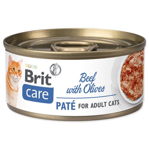 BRIT Care Cat Rindfleischpastete mit Oliven 70 g