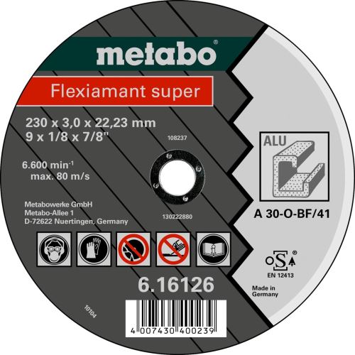 METABO Trennscheibe - NE-Metalle 125x2,5x22,2 616752000