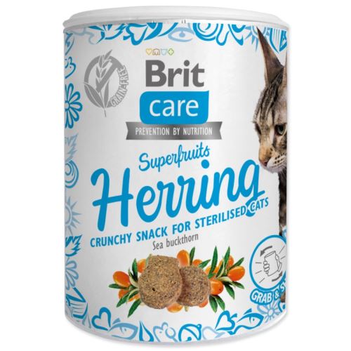 BRIT Care Cat Snack Superfruits Hering mit Sanddorn 100 g