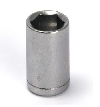 Steckschlüssel 6H ohne Magnet 1/4" 10mm - Stahl - Packung mit 1