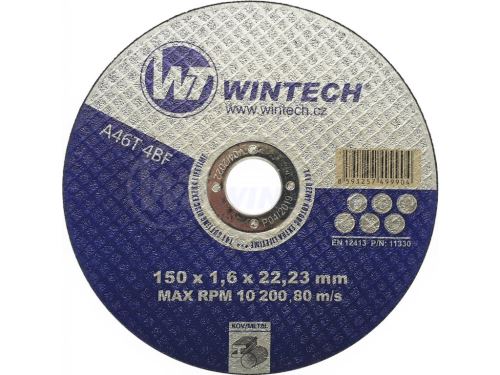 WT WINTECH® Trennscheibe Extra lifetime 150x1,6x22 - Packung mit 1 Stück