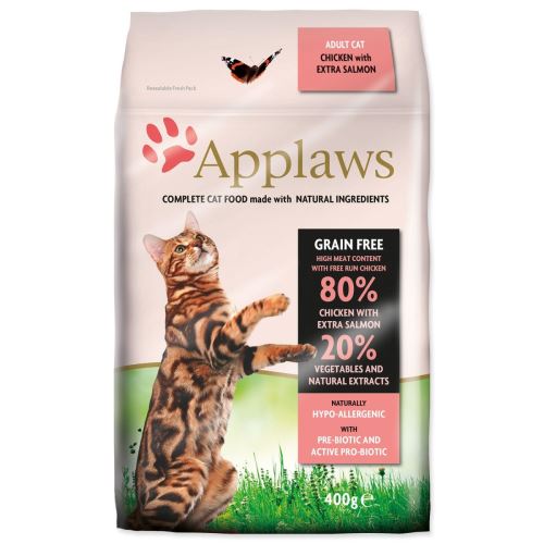 Applaws Trockenfutter für Katzen Huhn & Lachs 400g