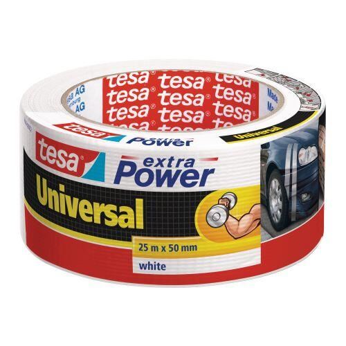Universalband 50 mm x 25 m weiß TESA EXTRA POWER