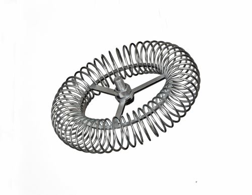 Růžice komínová kruhová 180mm/M12, ocel