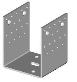 Ankermont mit Löchern 12-62/60x80 WV / Packung 1 Stk