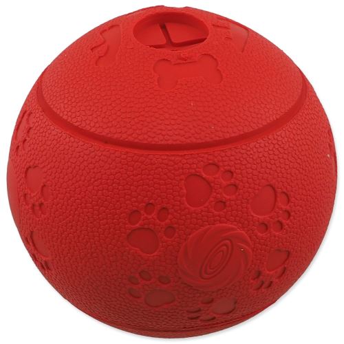 Ball DOG FANTASY für Leckerlis rot 11 cm