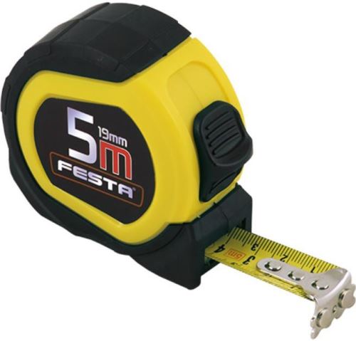 Kabelmessgerät FESTA MAGNETIC 5m x 19mm - magnetische Spitze, Gummischutz - Packung mit 1 Stück