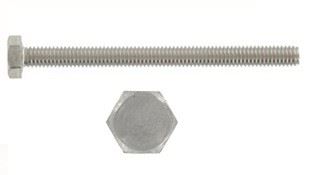 Schraube DIN 933 M10 x 100 Edelstahl A2 - Packung mit 50 Stück