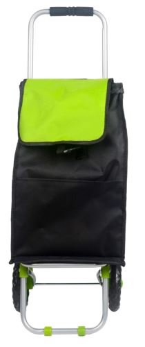 Einkaufstasche RIO 25l, Fassungsvermögen 20 kg schwarz/grün