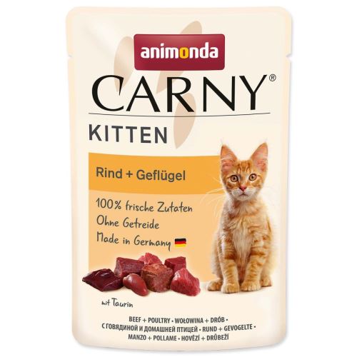 Kapsel Carny Kitten - Geflügelcocktail 85 g