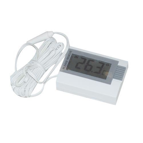 Digitales Thermometer mit Sonde 5x4cm weiß