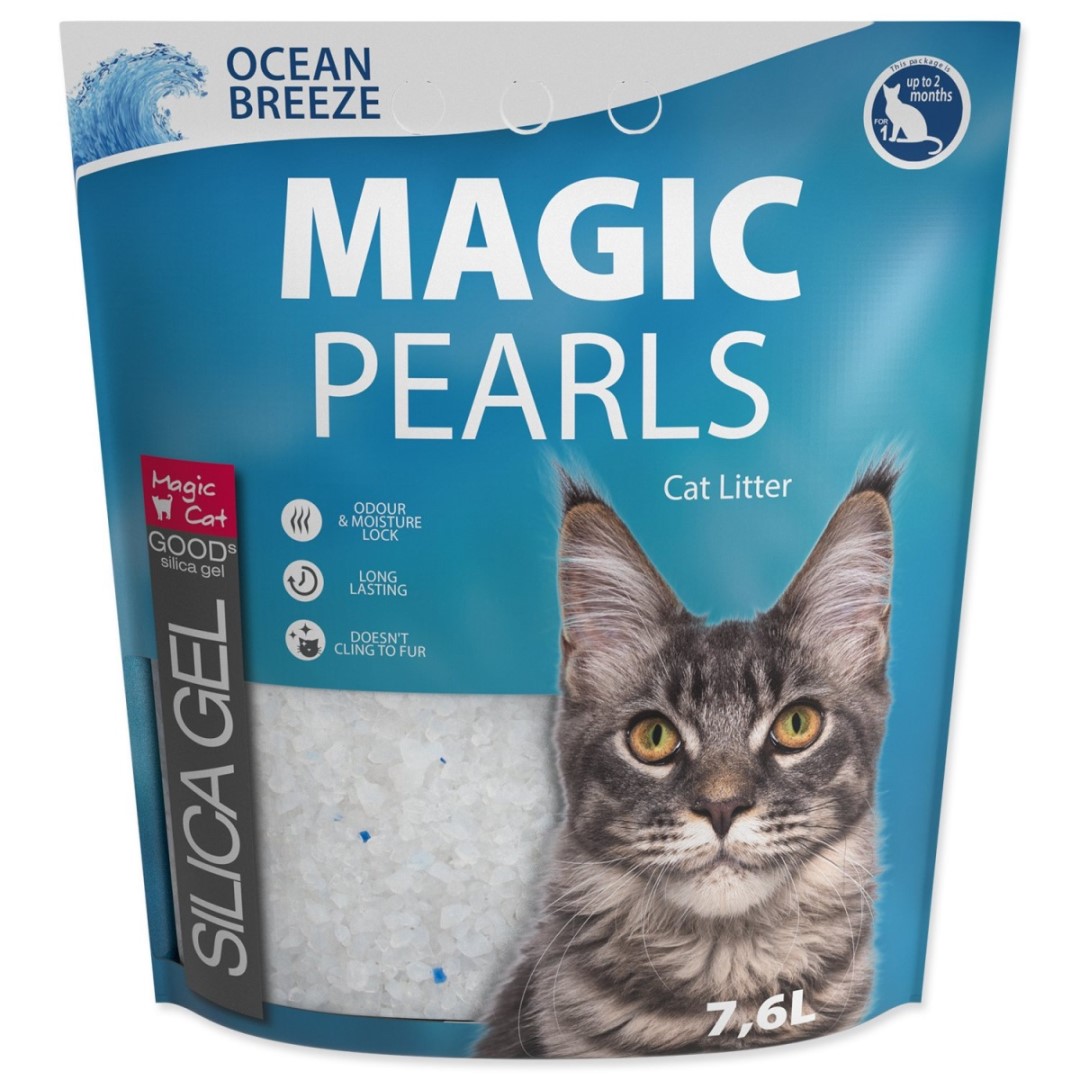Magic Pearls Ocean Breeze Katzenstreu 7,6l/3kg | strefa.de