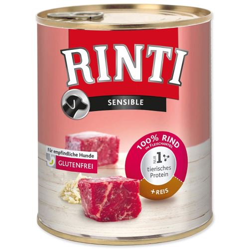 RINTI Sensible Rindfleisch + Reis in der Dose 800 g