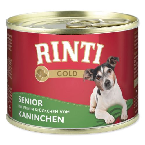 Dosenfutter RINTI Gold Senior Kaninchen 185 g