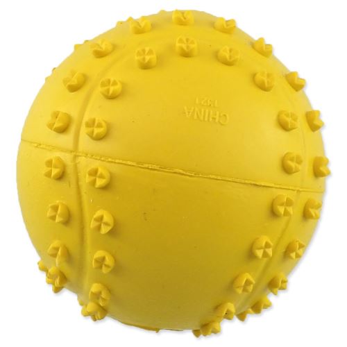 Ball DOG FANTASY Tennis mit Spikes quietschend Farbenmix 6cm 1 Stück