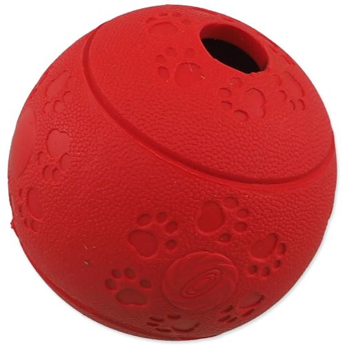 Ball DOG FANTASY für Leckerlis rot 8 cm
