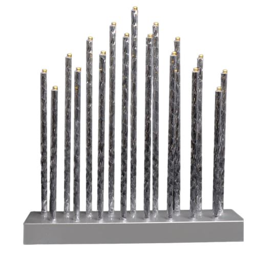Weihnachtskerzenhalter 17 LED-Kerzen, warmweißes Licht