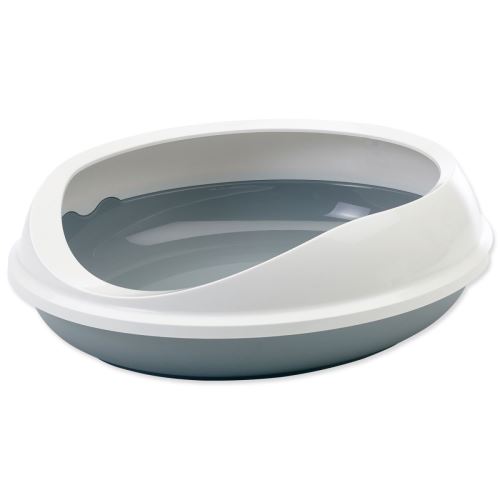 Toilette Figaro grau-weiß 55 cm 1 Stück